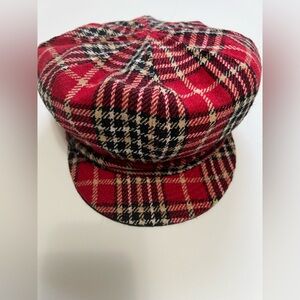 Plaid Newsboy Cap